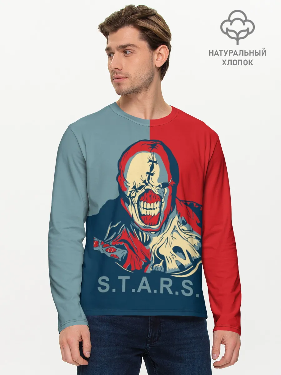 Мужской лонгслив базовый / STAAARS!!!