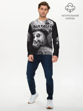 Мужской лонгслив базовый / Iron Maiden