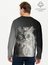 Мужской лонгслив базовый / Кот и мышка