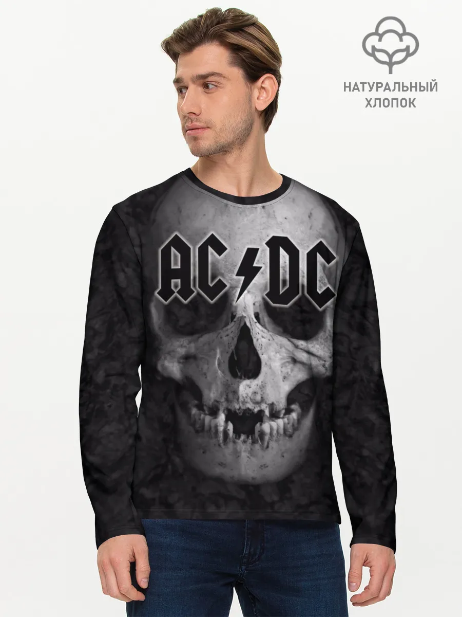 Мужской лонгслив базовый / AC/DC