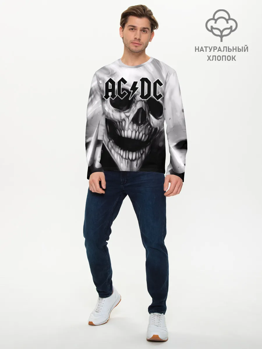 Мужской лонгслив базовый / AC/DC