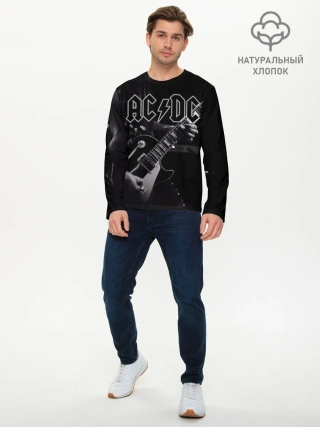 Мужской лонгслив базовый / AC/DC