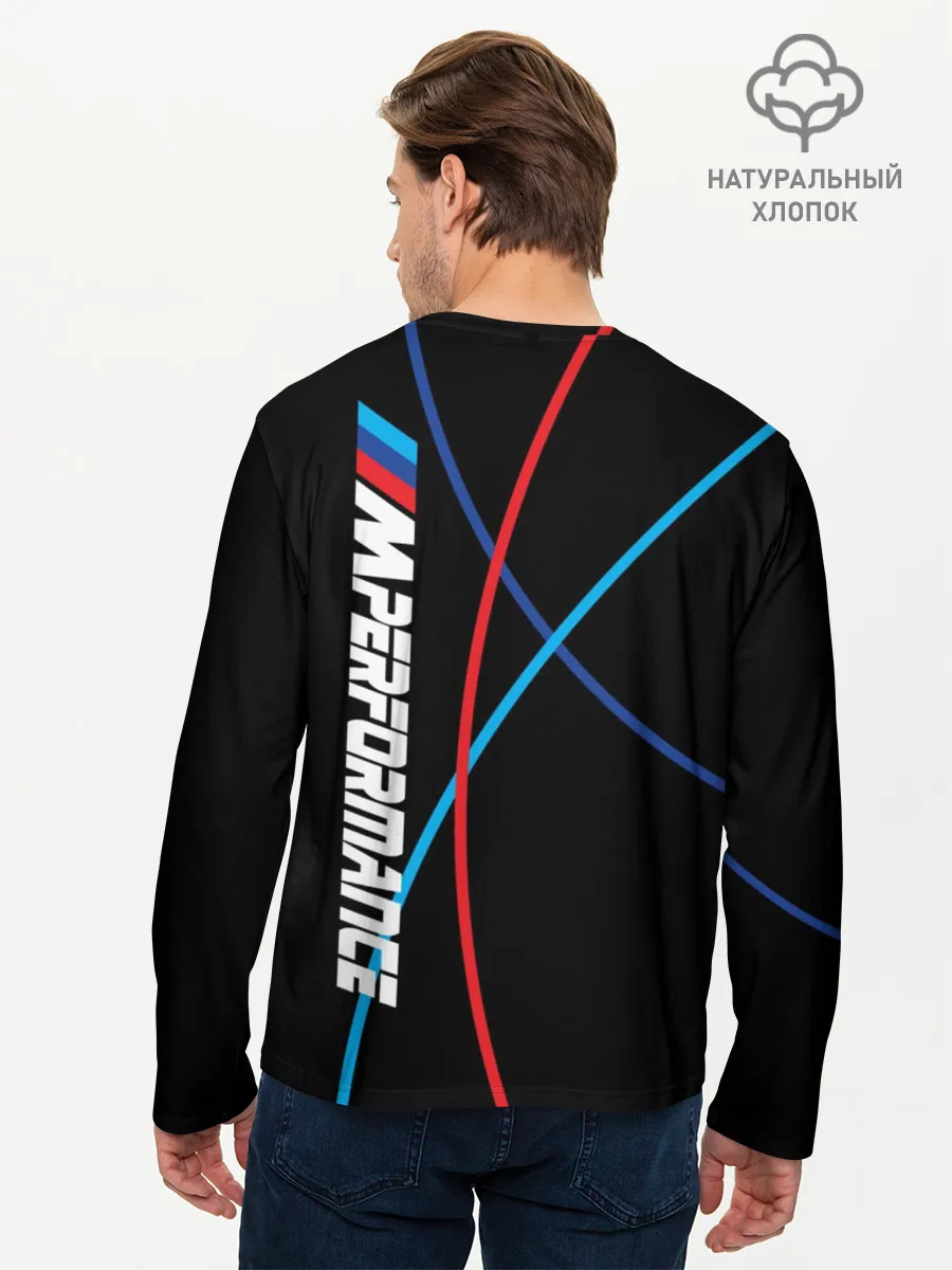 Мужской лонгслив базовый / Powered by BMW M