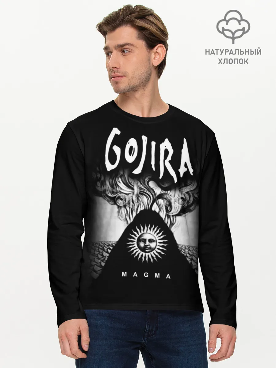 Мужской лонгслив базовый / Gojira