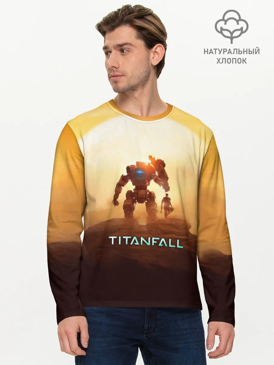 Мужской лонгслив базовый / Titanfall