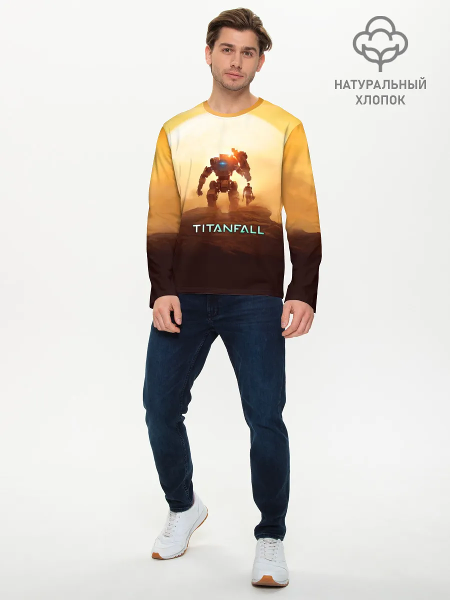 Мужской лонгслив базовый / Titanfall
