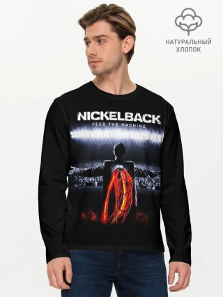 Мужской лонгслив базовый / Nickelback