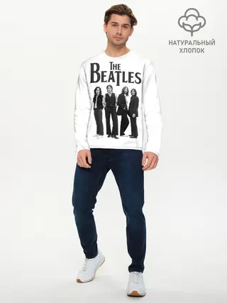 Мужской лонгслив базовый / The Beatles