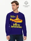 Мужской лонгслив базовый / The Beatles. Yellow Submarine