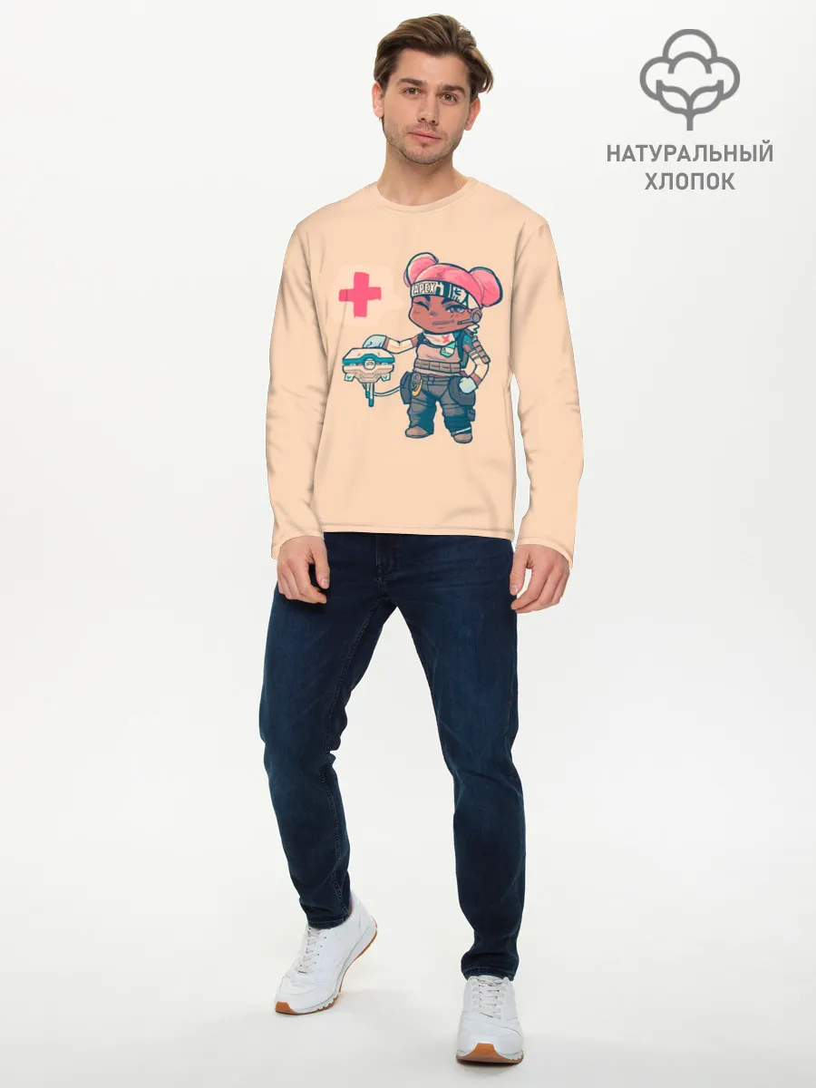 Мужской лонгслив базовый / Apex legends - Lifeline