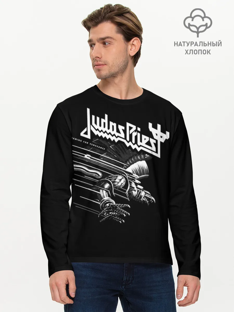 Мужской лонгслив базовый / Judas Priest