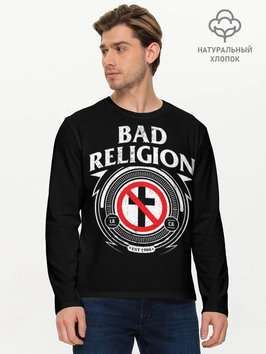 Мужской лонгслив базовый / Bad Religion