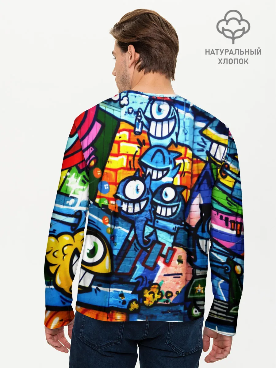 Мужской лонгслив базовый / GRAFFITI EXCLUSIVE