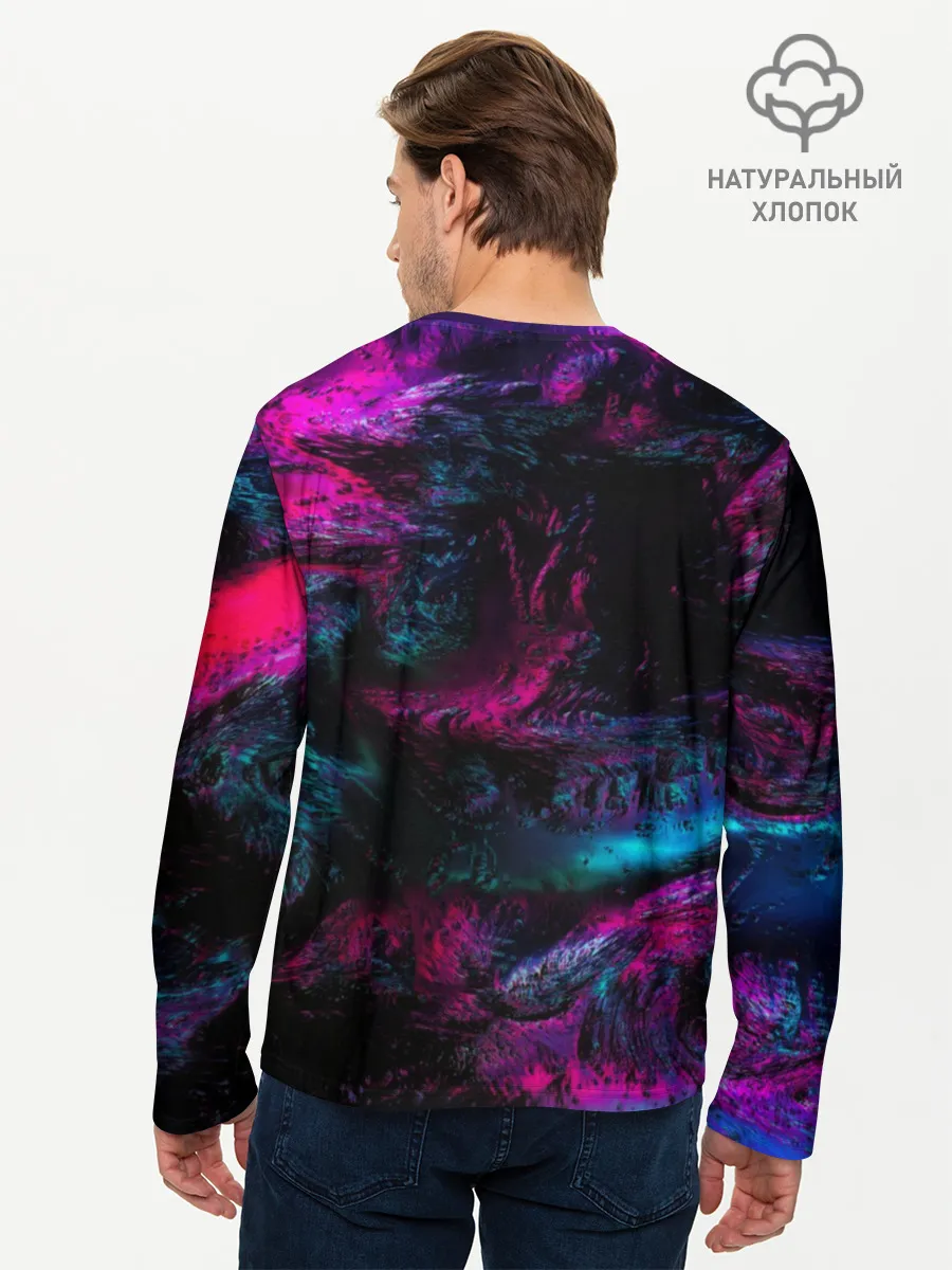 Мужской лонгслив базовый / Marshmello NEON