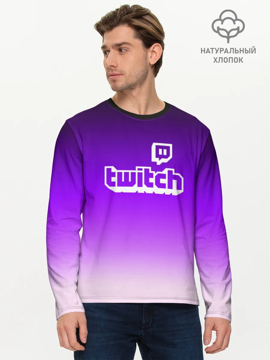 Мужской лонгслив базовый / Twitch