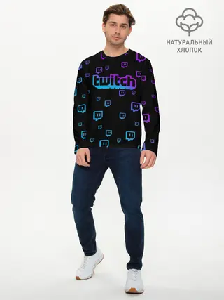 Мужской лонгслив базовый / Twitch