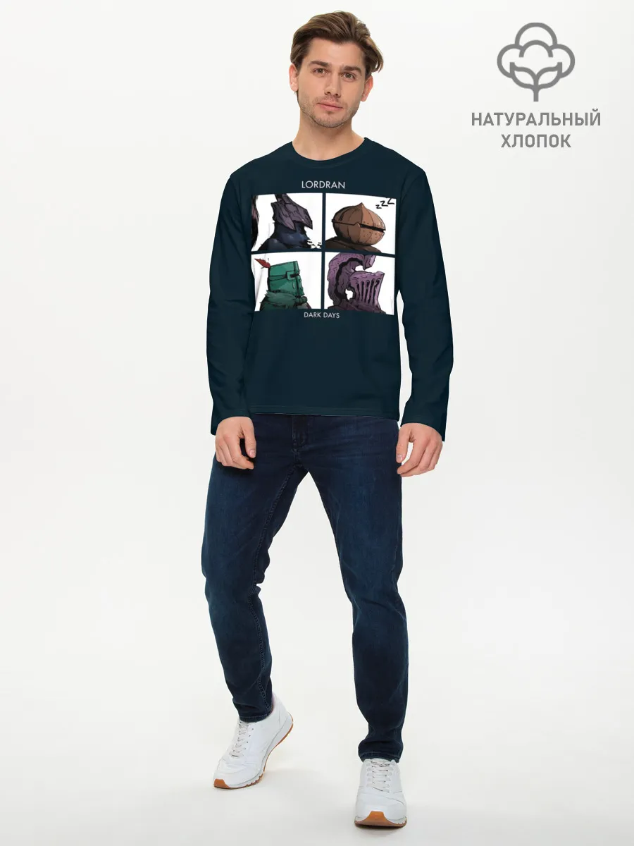 Мужской лонгслив базовый / Dark Souls