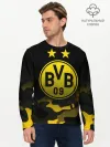 Мужской лонгслив базовый / Боруссия Дортмунд