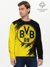 Мужской лонгслив базовый / Боруссия Дортмунд