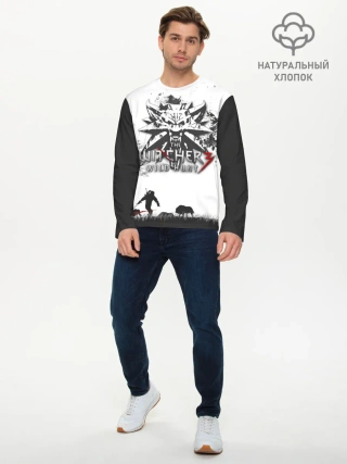 Мужской лонгслив базовый / The Witcher 3: Wild Hunt