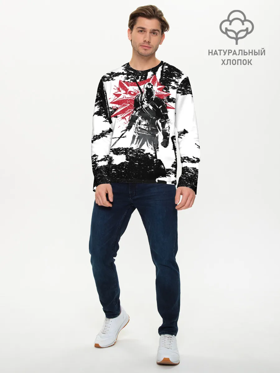 Мужской лонгслив базовый / Ведьмак