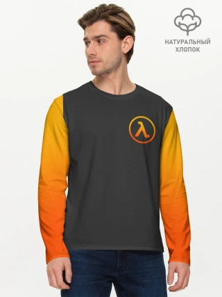 Мужской лонгслив базовый / HALF-LIFE