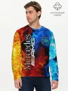 Мужской лонгслив базовый / Mercedes