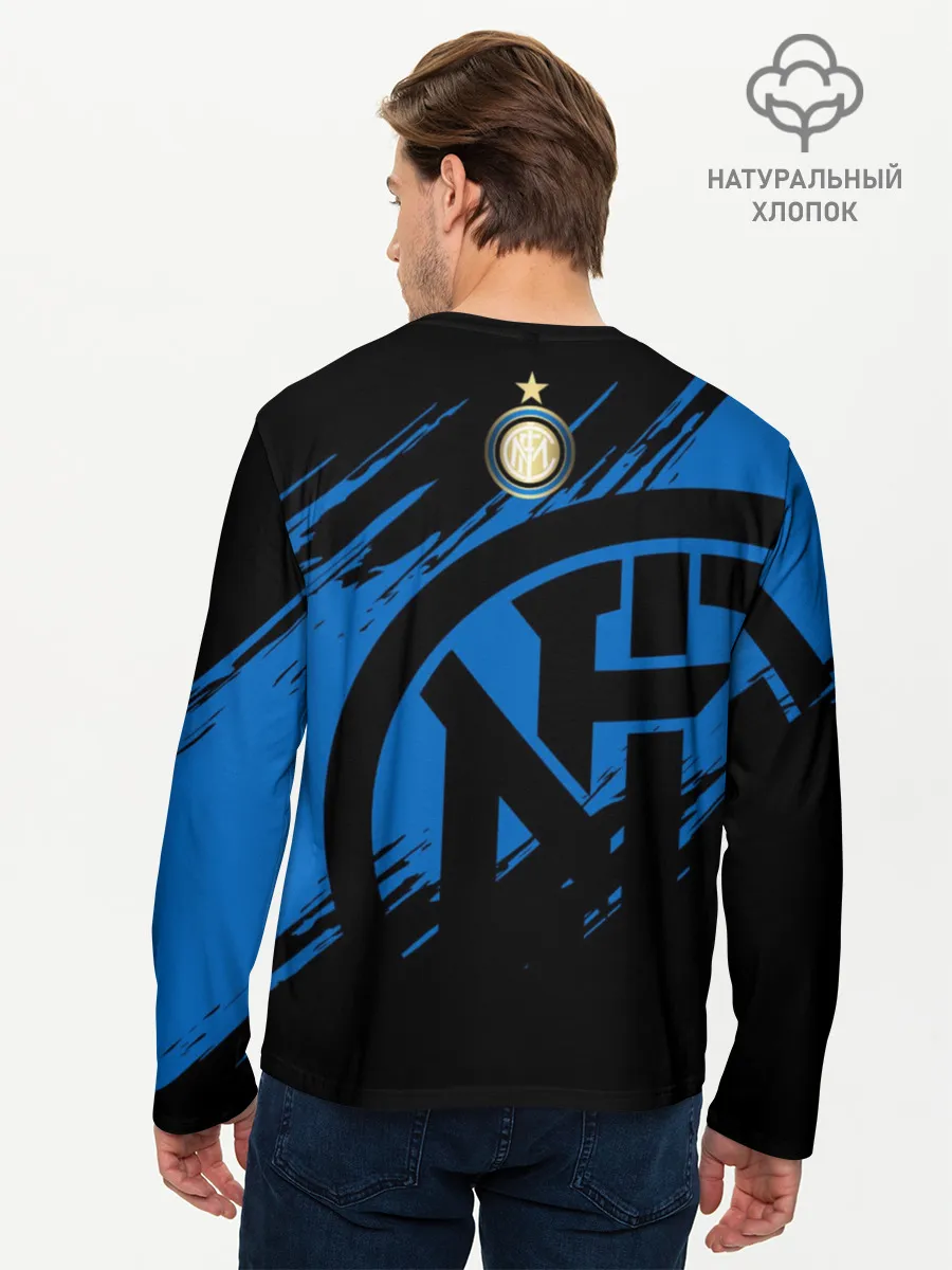 Мужской лонгслив базовый / Интер Милан