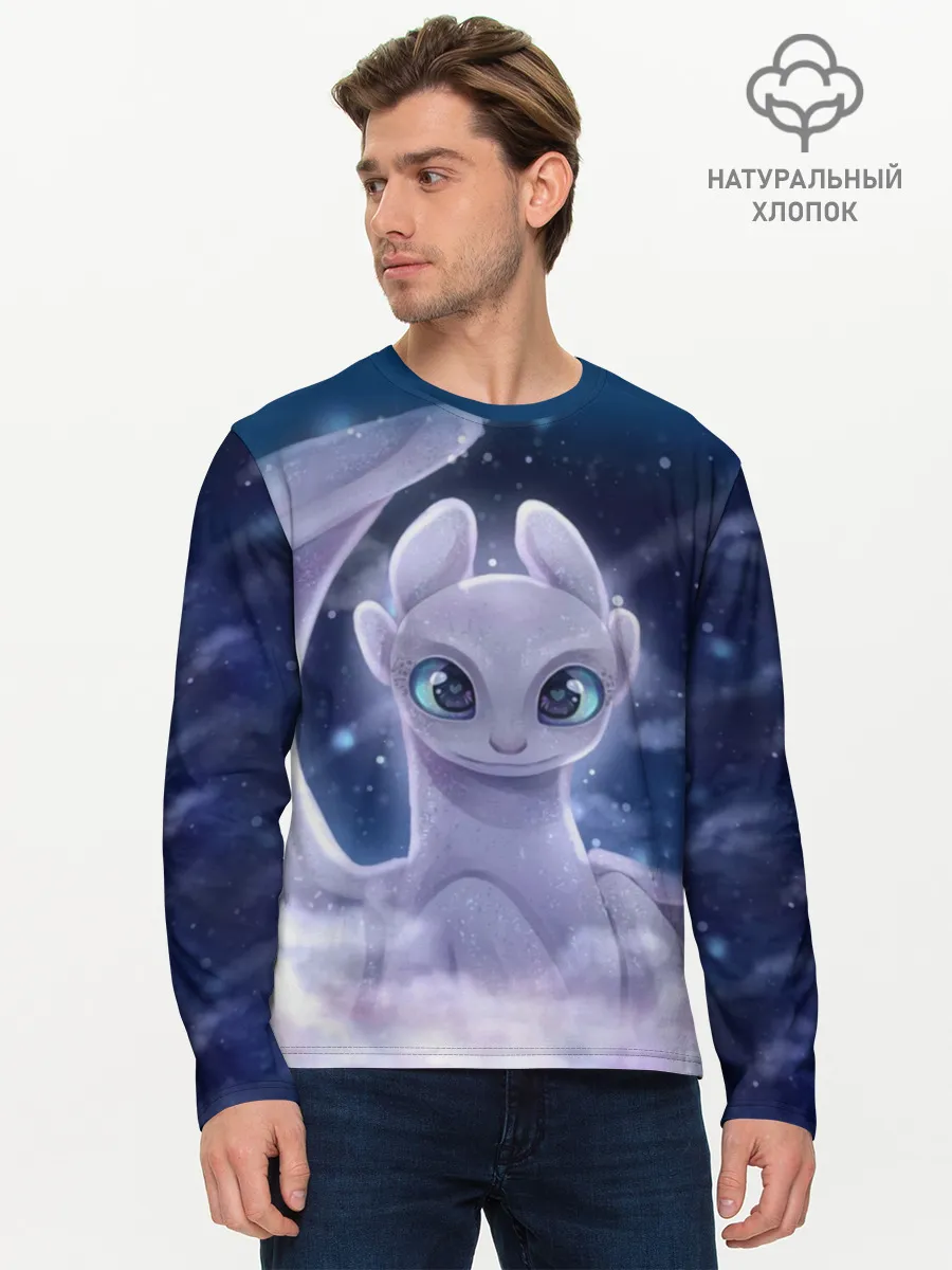 Мужской лонгслив базовый / Как приручить дракона