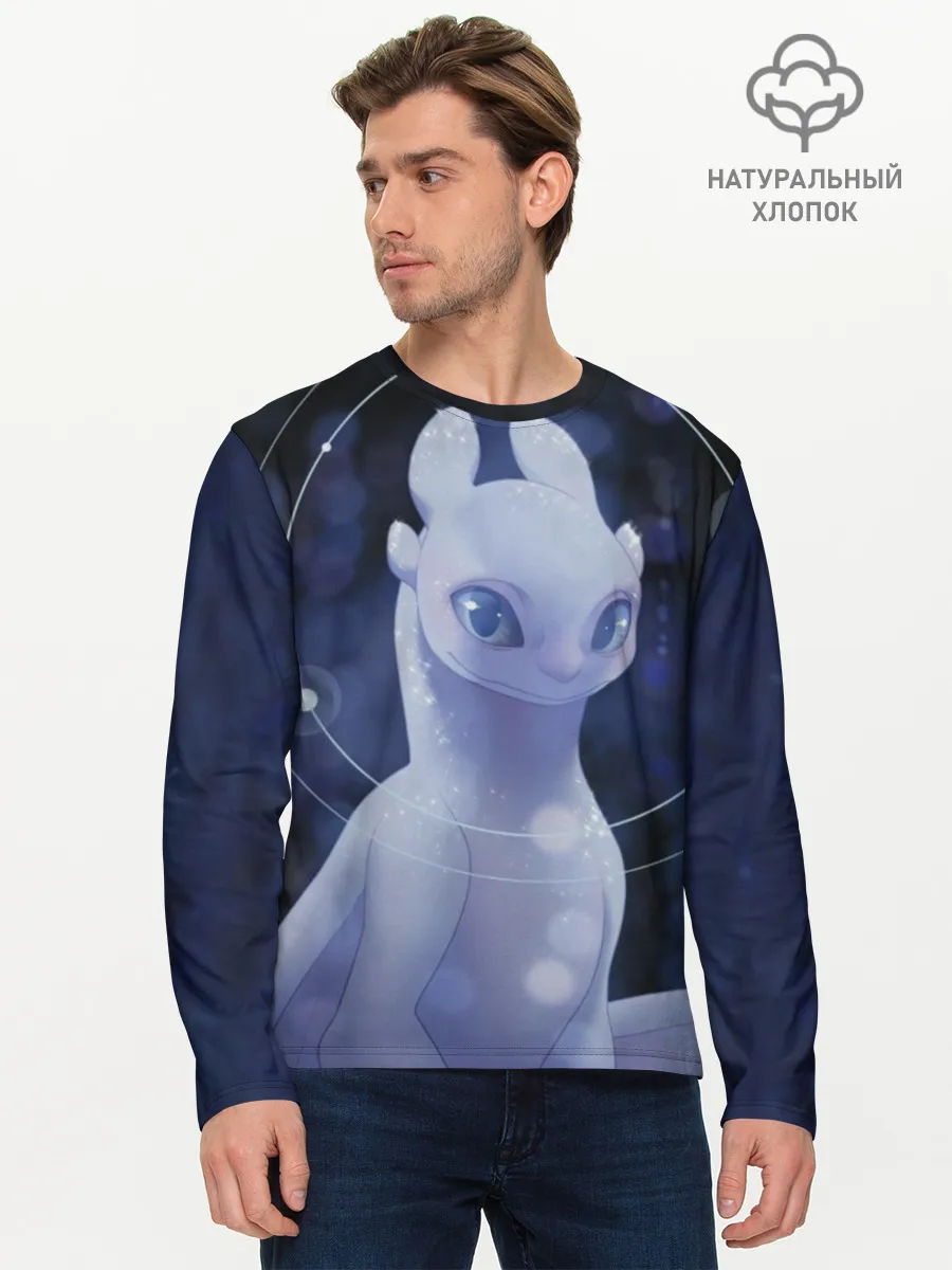 Мужской лонгслив базовый / Как приручить дракона