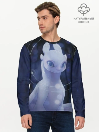 Мужской лонгслив базовый / Как приручить дракона