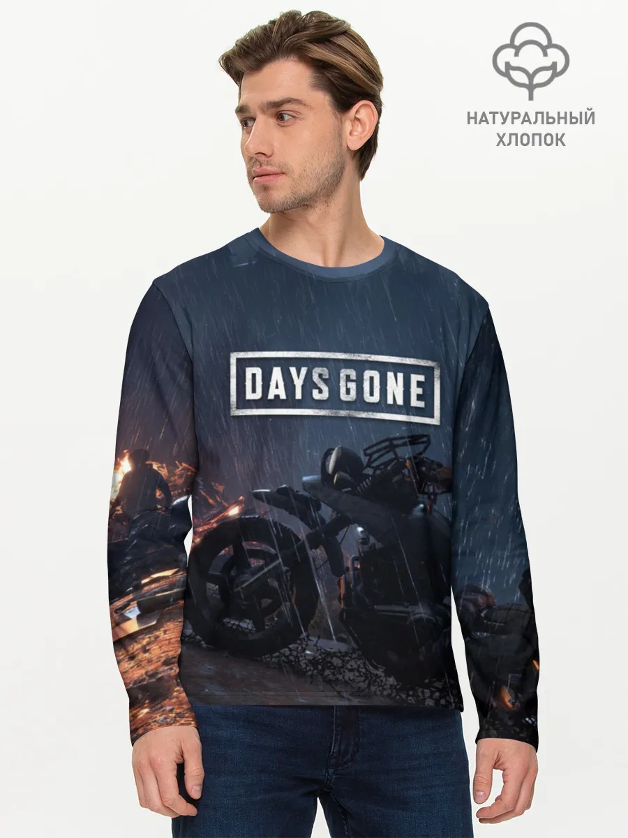 Мужской лонгслив базовый / Days Gone