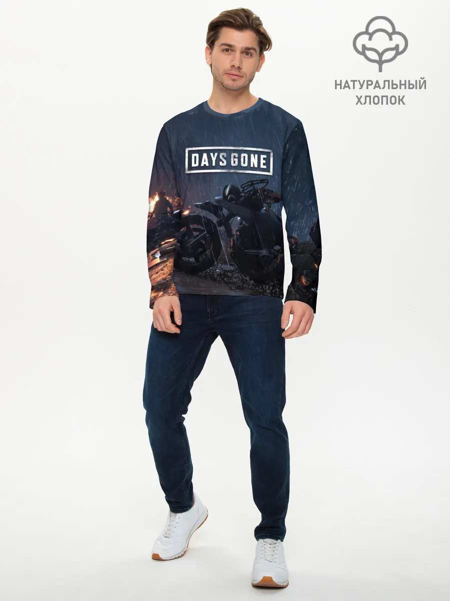 Мужской лонгслив базовый / Days Gone