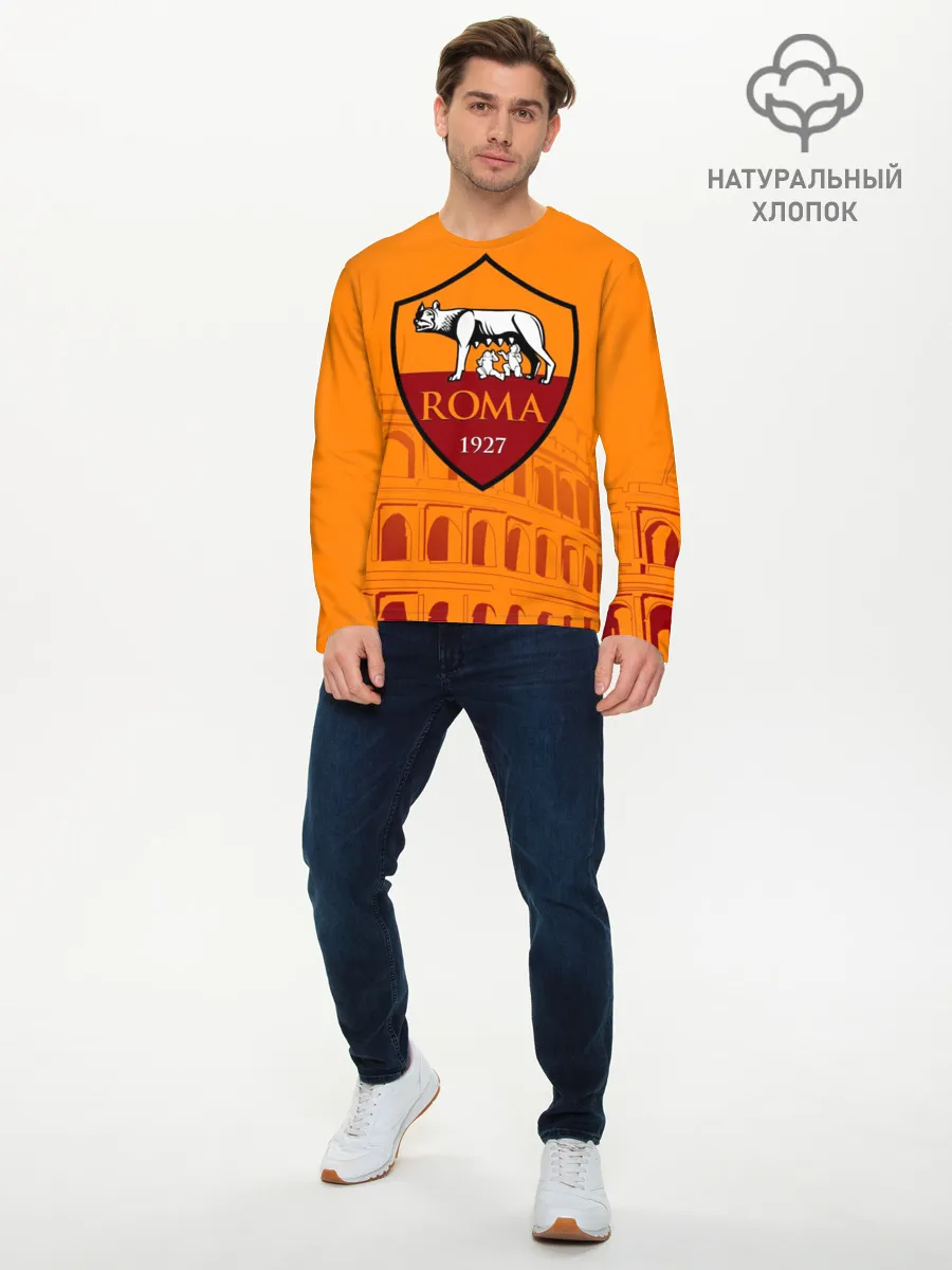 Мужской лонгслив базовый / Рома