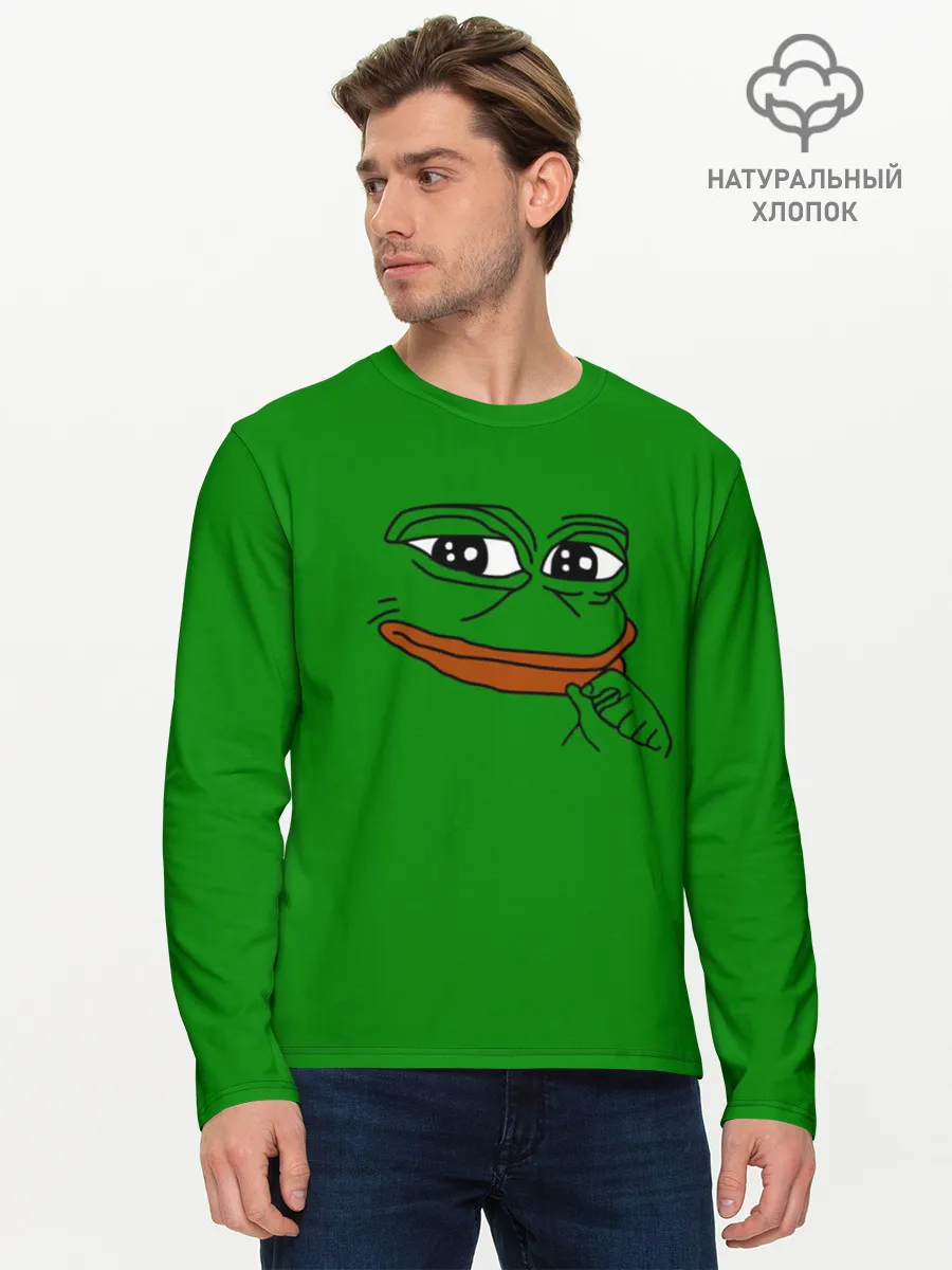 Мужской лонгслив базовый / Pepe
