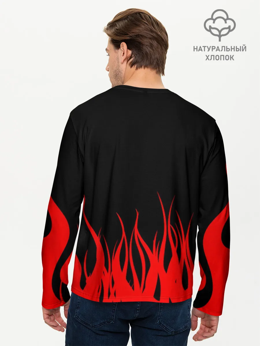 Мужской лонгслив базовый / AC DC