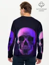 Мужской лонгслив базовый / Токсичный череп