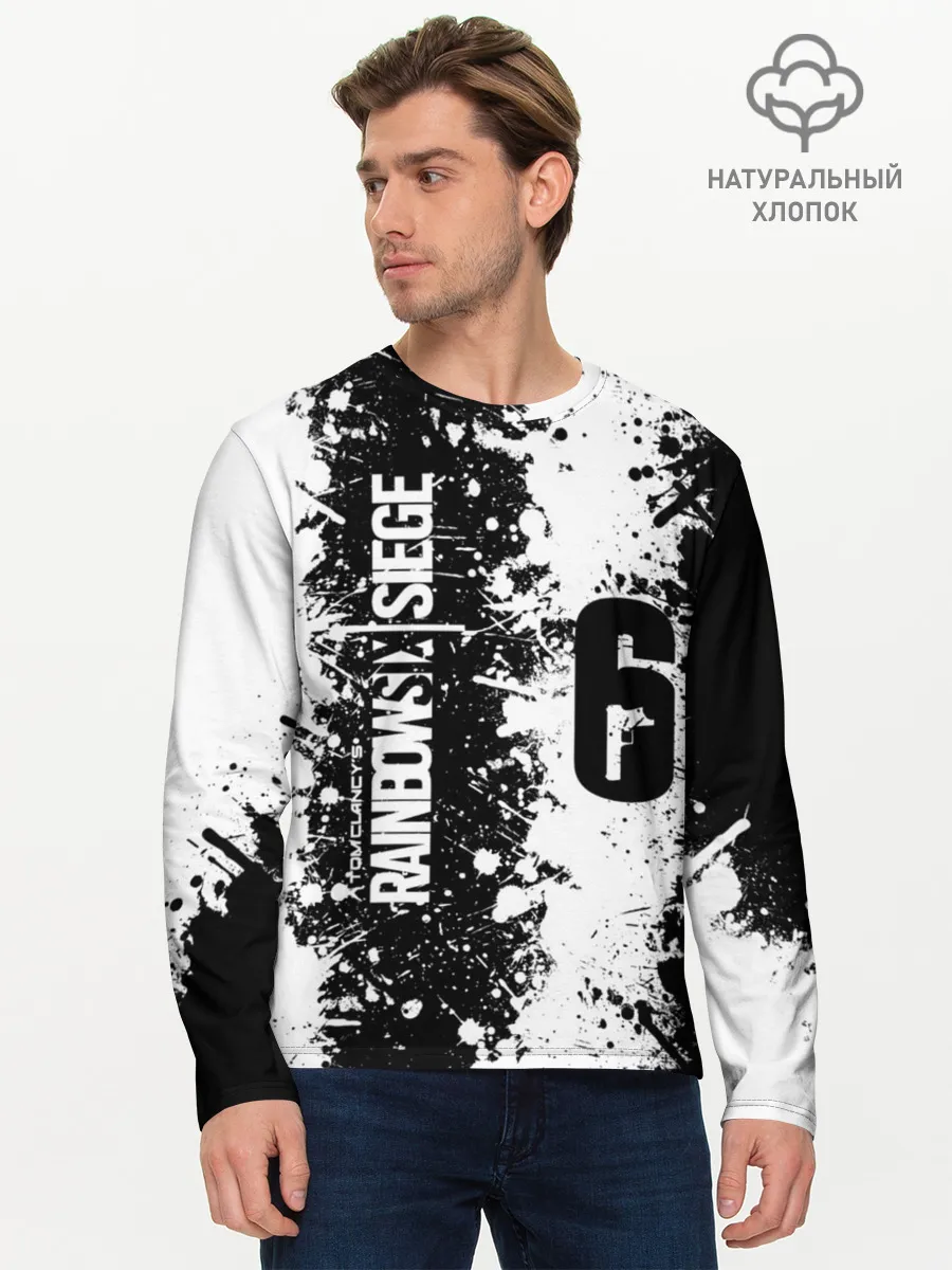 Мужской лонгслив базовый / RAINBOW SIX SIEGE