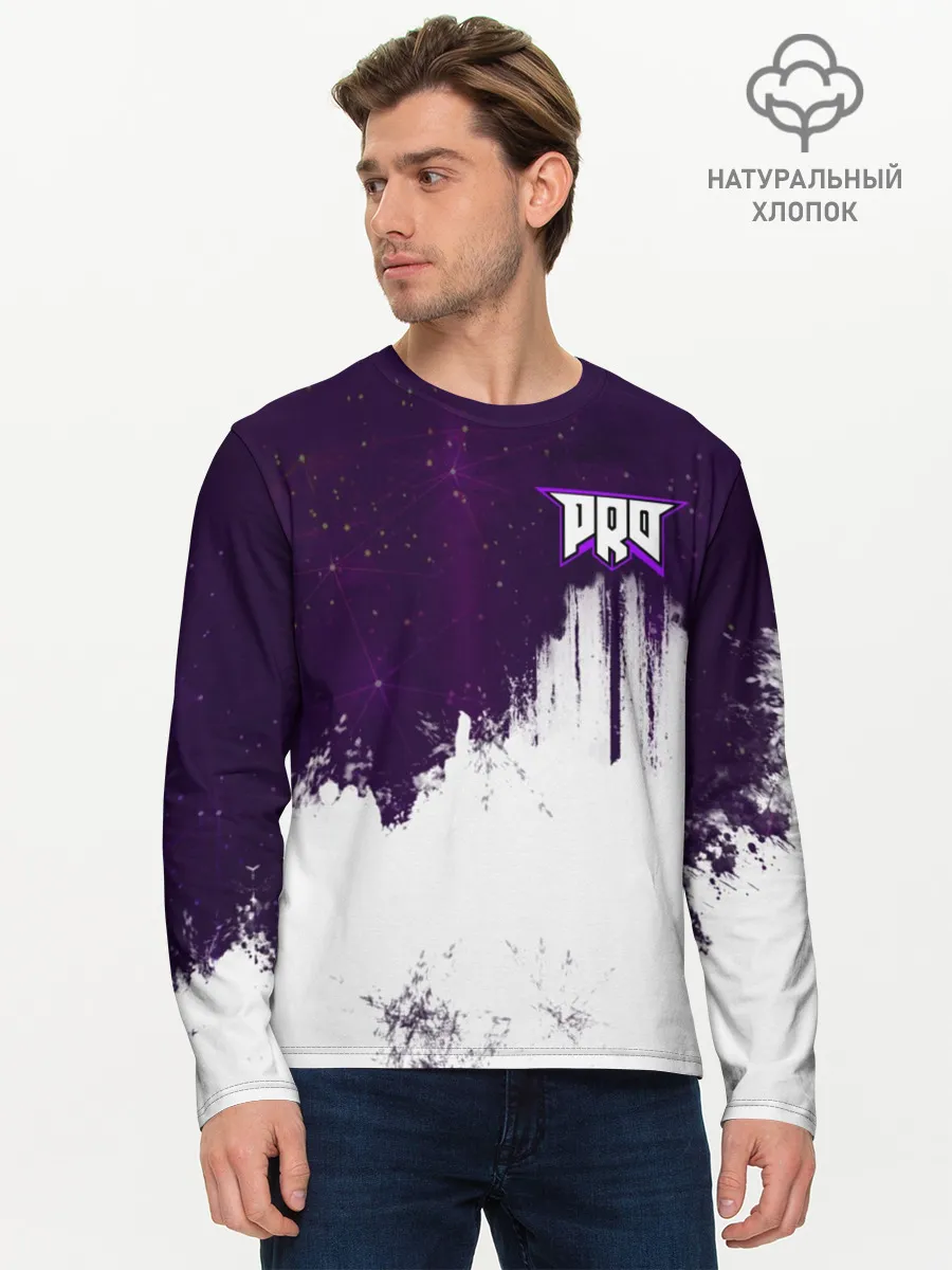 Мужской лонгслив базовый / pro100