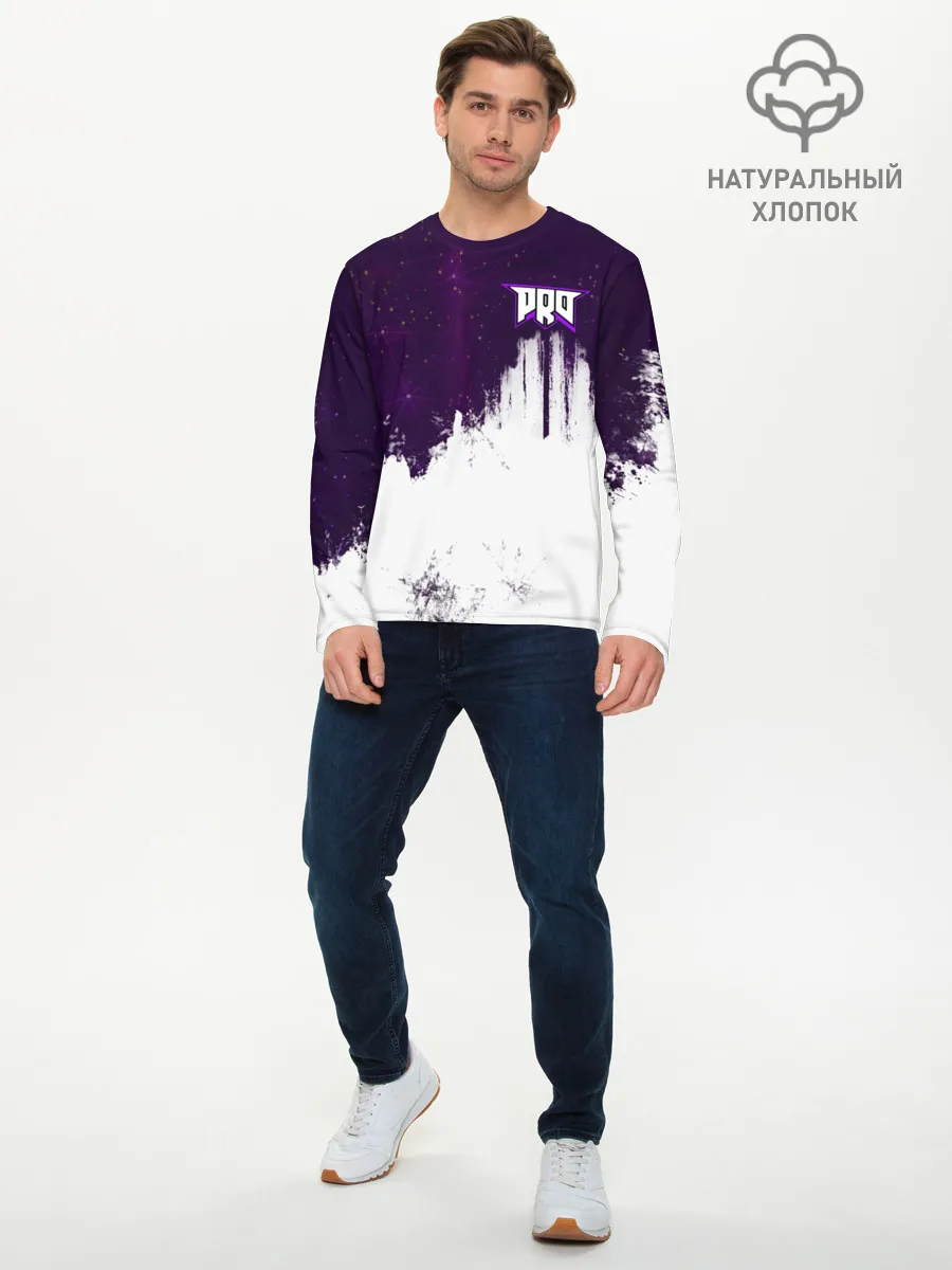 Мужской лонгслив базовый / pro100