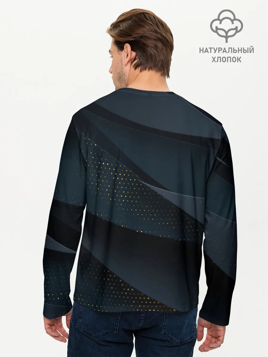 Мужской лонгслив базовый / Алькантара