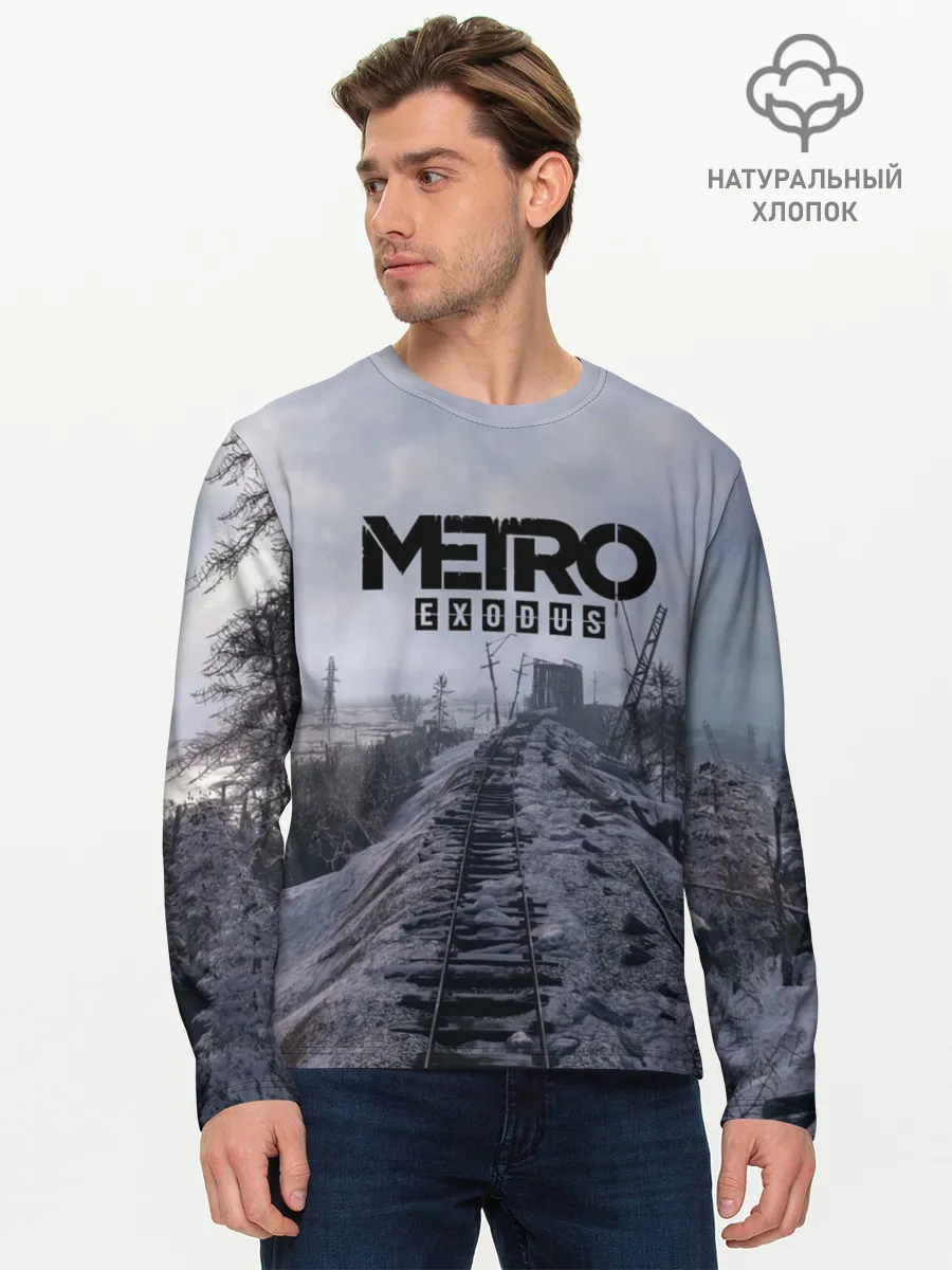 Мужской лонгслив базовый / Metro Exodus