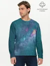 Мужской лонгслив базовый / Млечный путь