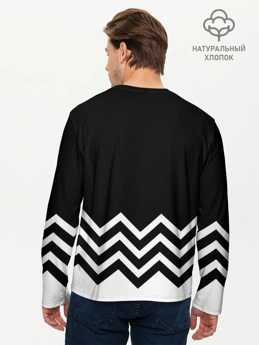 Мужской лонгслив базовый / Твин Пикс