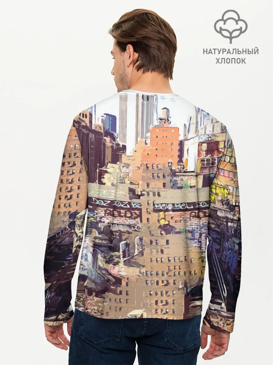 Мужской лонгслив базовый / Billie Eilish