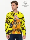 Мужской лонгслив базовый / Billie Eilish Выкинь Друга