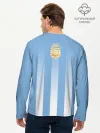Мужской лонгслив базовый / Сборная Аргентины