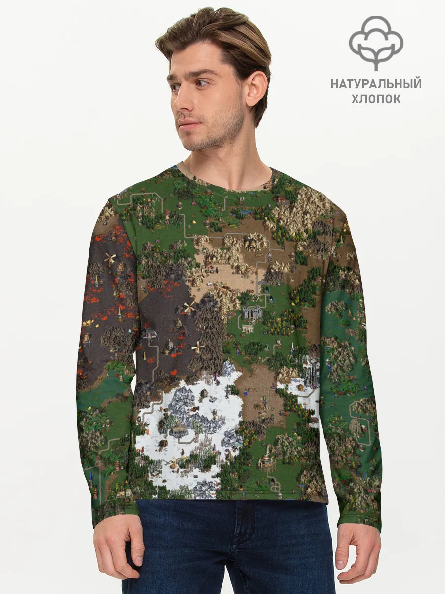 Мужской лонгслив базовый / Heroes III New Map