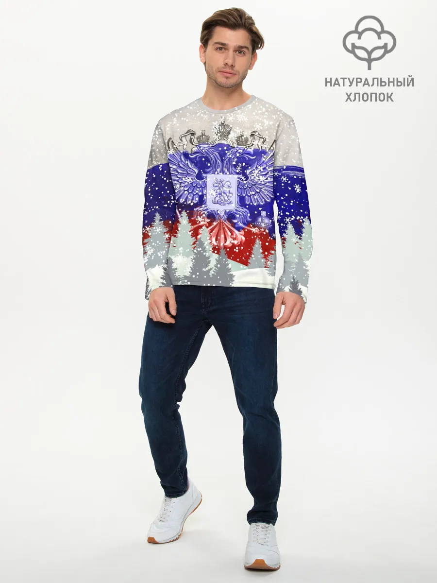 Мужской лонгслив базовый / Сборная России