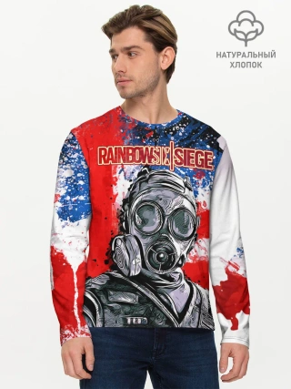 Мужской лонгслив базовый / Rainbow Six: Siege